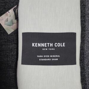 Kenneth Cole Reaction Mineral Yarn Dyed Standard Pillow Sham in Seaglass ⭐️ New